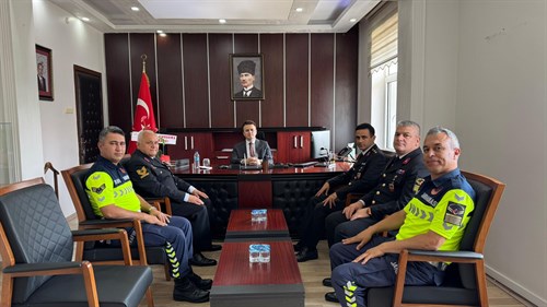 Jandarma Teşkilatı’nın 186. Kuruluş Yıl Dönümü Dolayısıyla Kaymakam ARABACI’ ya Ziyaret